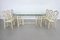 Italian Dining Chairs & Table in Varnished Bamboo, 1970s, Set of 7, Immagine 16