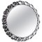 Round Backlit Wall Mirror with Chrome and Crystal Glass by Bakalowits, 1960s, Imagen 1