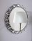 Round Backlit Wall Mirror with Chrome and Crystal Glass by Bakalowits, 1960s, Immagine 3