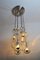 Glass and Chrome Cascade Chandelier or Pendant Lamp from Doria, 1980, Image 6