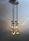 Glass and Chrome Cascade Chandelier or Pendant Lamp from Doria, 1980 5