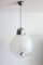 Italian Murano Glass Globe and Chrome Pendant Lamp, 1970s, Image 17