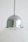 Italian Murano Glass Globe and Chrome Pendant Lamp, 1970s, Imagen 12