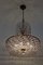 Italian Art Nouveau Handcrafted Murano Glass Waterfall Chandelier in Brass and Crystal 12