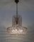 Italienischer Jugendstil Handgefertigter Murano Glas Wasserfall Kronleuchter aus Messing und Kristallglas 4