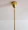 Mid-Century Italian Brass Pendant Lamp in Minimalist Style, 1950s, Image 13