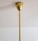 Mid-Century Italian Brass Pendant Lamp in Minimalist Style, 1950s, Imagen 13