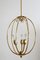 Mid-Century Italian Brass Pendant Lamp in Minimalist Style, 1950s, Imagen 5
