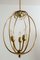 Mid-Century Italian Brass Pendant Lamp in Minimalist Style, 1950s, Imagen 2