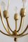 Mid-Century Italian Brass Pendant Lamp in Minimalist Style, 1950s 4
