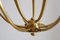 Mid-Century Italian Brass Pendant Lamp in Minimalist Style, 1950s, Image 6