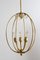 Mid-Century Italian Brass Pendant Lamp in Minimalist Style, 1950s, Imagen 7