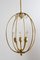 Mid-Century Italian Brass Pendant Lamp in Minimalist Style, 1950s, Immagine 7