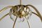 Mid-Century Italian Brass Pendant Lamp in Minimalist Style, 1950s, Image 8