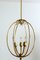 Mid-Century Italian Brass Pendant Lamp in Minimalist Style, 1950s, Imagen 11