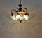 Italian Brass and Crystal Glass Chandelier, 1950s, Image 11