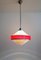 Mid-Century Italian Pendant Lamp in Acrylic Aluminum and Brass by Stilnovo, 1950s 12