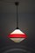 Mid-Century Italian Pendant Lamp in Acrylic Aluminum and Brass by Stilnovo, 1950s, Image 6