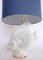 Large Italian Ceramic Fish Lamp with Brass Details, 1960s, Immagine 9