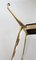 Italian Coffee Table in Brass and Mahogany, 1950s, Image 12