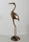 Italian Brass Heron or Crane, 1970s 8