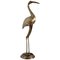 Italian Brass Heron or Crane, 1970s, Imagen 1