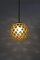 Italian Art Deco Pendant Lamp with Frosted Glass Globe, 1940s 4