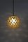 Italian Art Deco Pendant Lamp with Frosted Glass Globe, 1940s, Image 4