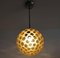 Italian Art Deco Pendant Lamp with Frosted Glass Globe, 1940s 2