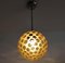 Italian Art Deco Pendant Lamp with Frosted Glass Globe, 1940s, Immagine 2