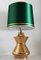 Table Lamp in Metallic Gold Ceramic by Aldo Londi for Bitossi, Italy, 1960s, Immagine 11