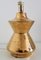 Table Lamp in Metallic Gold Ceramic by Aldo Londi for Bitossi, Italy, 1960s 4