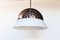 Italian Glass and Chrome Pendant Lamp by Vico Magistretti for Artemide, Immagine 3