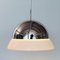 Italian Glass and Chrome Pendant Lamp by Vico Magistretti for Artemide, Image 4