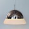 Italian Glass and Chrome Pendant Lamp by Vico Magistretti for Artemide, Immagine 4