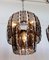 Italian Murano Glass and Chrome Chandelier, 1970s, Image 6