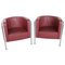 Lounge Chairs in Bentwood and Leather by Christoph Zschocke for Thonet, 1990s, Set of 2, Image 1