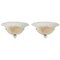 Italian Murano Ice Glass Wall Sconces in the Style of Barovier, 1970s, Set of 2, Image 1