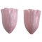 Italian Wall Sconces in Pink Murano Glass by Silvio Bianconi for Venini, Set of 2 1