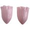 Italian Wall Sconces in Pink Murano Glass by Silvio Bianconi for Venini, Set of 2, Image 1