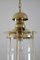 Italian Brass and Glass Pendant Lamp, 1970s, Immagine 13