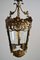 Italian Bronze Lantern with Flowers and Garlands, 1950s 6