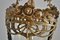 Italian Bronze Lantern with Flowers and Garlands, 1950s 8