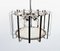 Murano Glass and Chrome Chandelier from Barovier and Toso, 1970s, Immagine 12