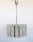 Murano Glass and Chrome Chandelier from Barovier and Toso, 1970s 3