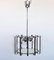 Murano Glass and Chrome Chandelier from Barovier and Toso, 1970s, Immagine 13