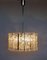 Murano Glass and Chrome Chandelier from Barovier and Toso, 1970s 5