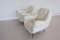 Set of Italian Armchairs with Brass Stiletto Feet, 1960s 16