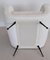 Set of Italian Armchairs with Brass Stiletto Feet, 1960s 17