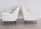Italienische Armlehnstühle mit Stiletto Füßen aus Messing, 1960er, 2er Set 15